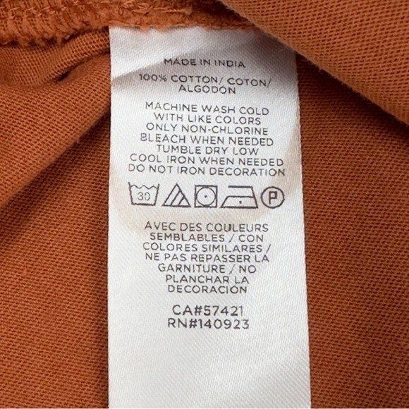 Loft Wedge T-Shirt Size Large - Gently Used - Rust color - Picture 5 of 11